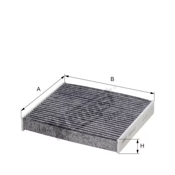 Cabin Filter, E2945Lc, Hengst, Mfr#: E2945LC